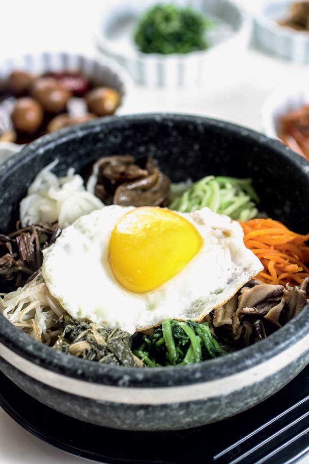 Bi bim bap: risoto típico Bi bim bap: risoto típico