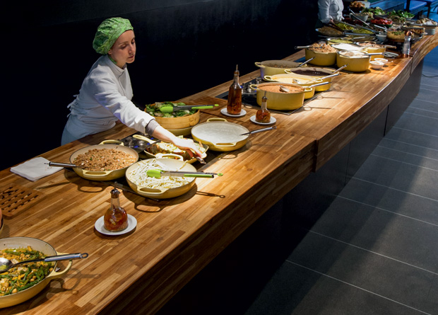 A mesa com as sugestões A mesa com as sugestões