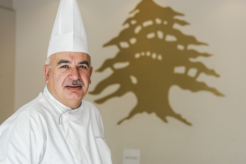 O chef libanês Benon Chamilian O chef libanês Benon Chamilian