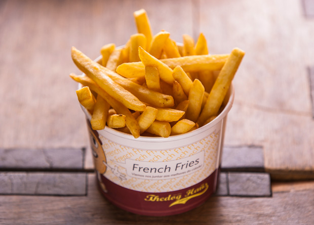 Porção de batatas fritas Porção de batatas fritas