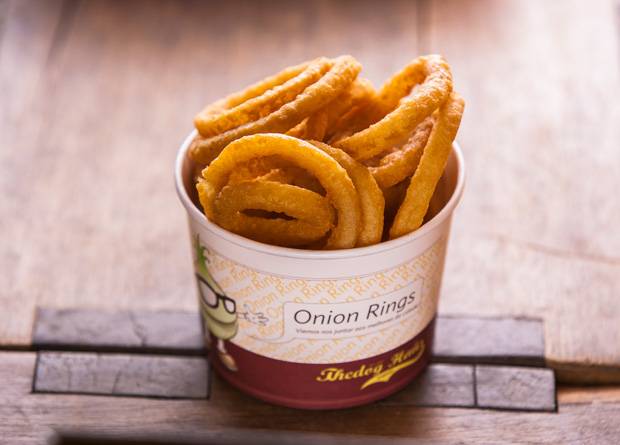 Porção de onion rings Porção de onion rings