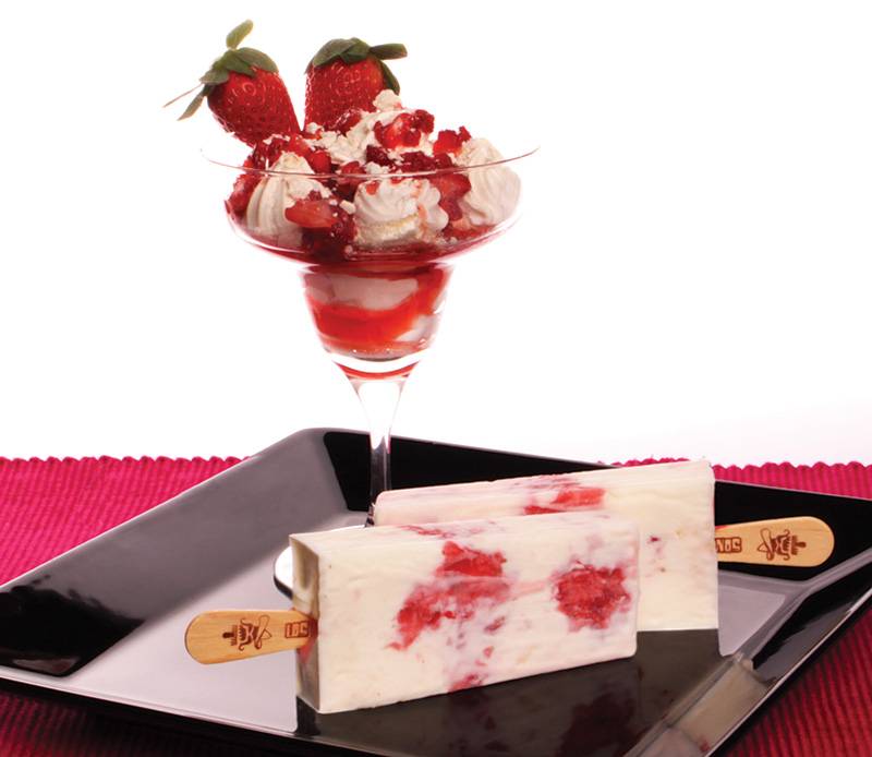 O novo gelado de merengue O novo gelado de merengue