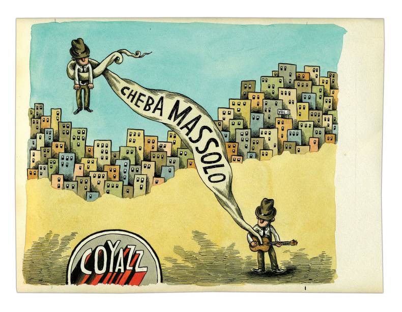 Capa do CD de Cheba Massolo criada por Liniers Capa do CD de Cheba Massolo criada por Liniers
