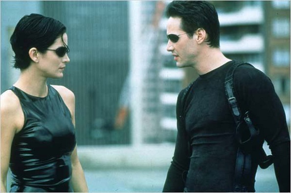 Carrie-Anne Moss e Keanu Reeves Carrie-Anne Moss e Keanu Reeves