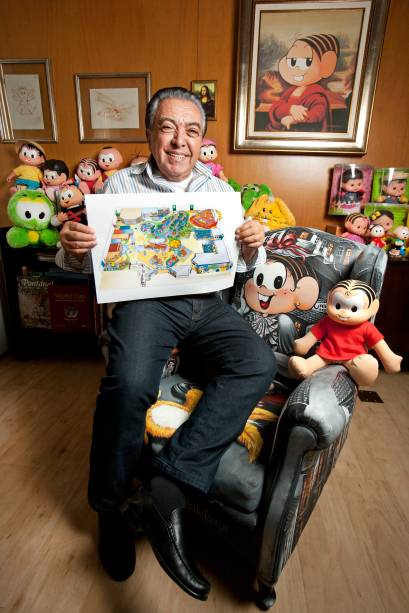 O desenhista Mauricio de Sousa tem 56 anos de carreira O desenhista Mauricio de Sousa tem 56 anos de carreira