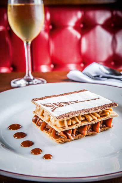 Mil-folhas de doce de leite Mil-folhas de doce de leite