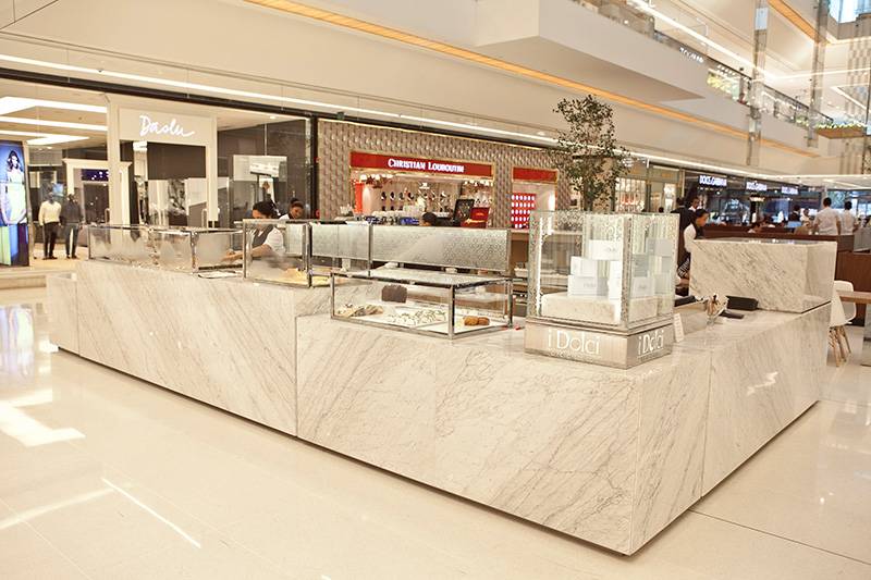 O quiosque localizado no Shopping JK Iguatemi O quiosque localizado no Shopping JK Iguatemi