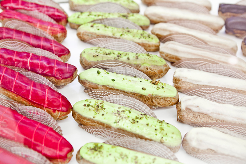 Bombas recheadas de sabores variados Bombas recheadas de sabores variados