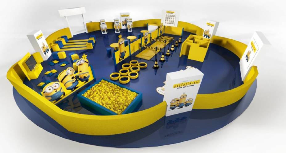 Como será o espaço dos Minions Como será o espaço dos Minions