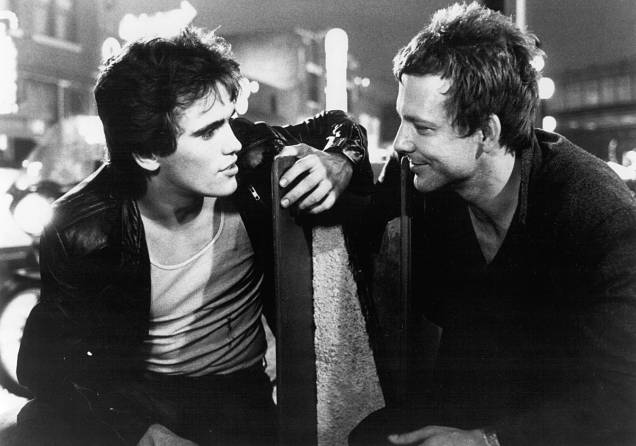 O Selvagem da Motocicleta, estrelado por Matt Dillon e Mickey Rourke O Selvagem da Motocicleta, estrelado por Matt Dillon e Mickey Rourke