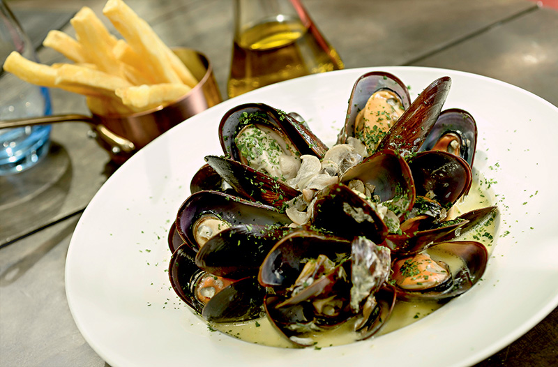 O molusco ao caldo de cogumelo-deparis O molusco ao caldo de cogumelo-deparis