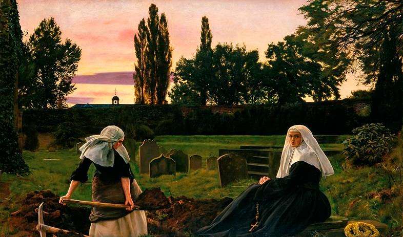Dentre toda sua produção, “O vale do descanso” é a obra favorita do inglês Sir John Everett Millais Dentre toda sua produção, “O vale do descanso” é a obra favorita do inglês Sir John Everett Millais