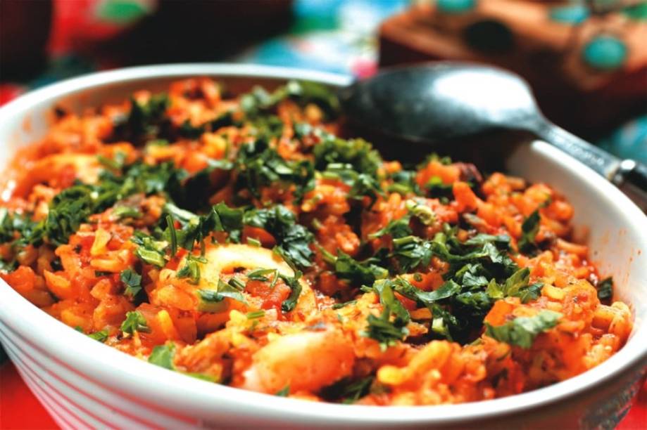Arroz com camarão Arroz com camarão