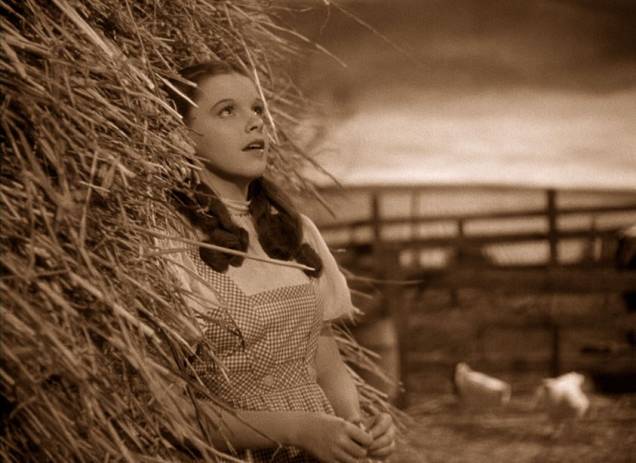 O Mágico de Oz: Judy Garland como a sonhadora Dorothy O Mágico de Oz: Judy Garland como a sonhadora Dorothy