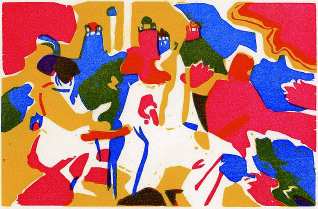 Xilogravura O Oriental (1913): da série Sons Xilogravura O Oriental (1913): da série Sons