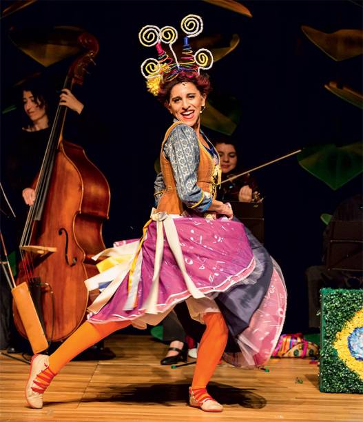 A atriz Andréa Bassitt: música clássica para a garotada A atriz Andréa Bassitt: música clássica para a garotada