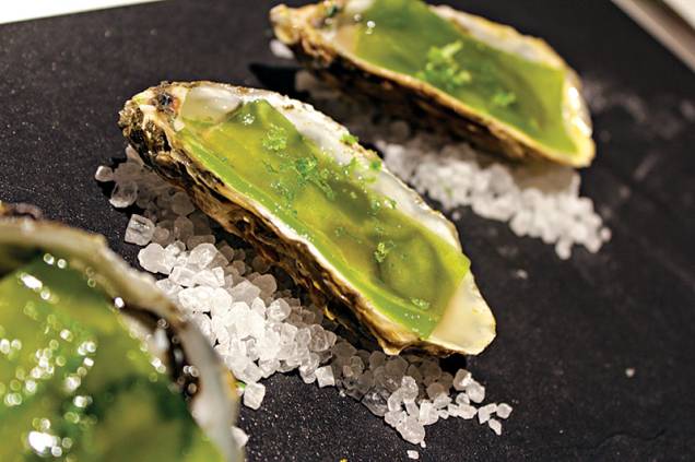 Cobertas por uma gelatina de pepino e limão Cobertas por uma gelatina de pepino e limão