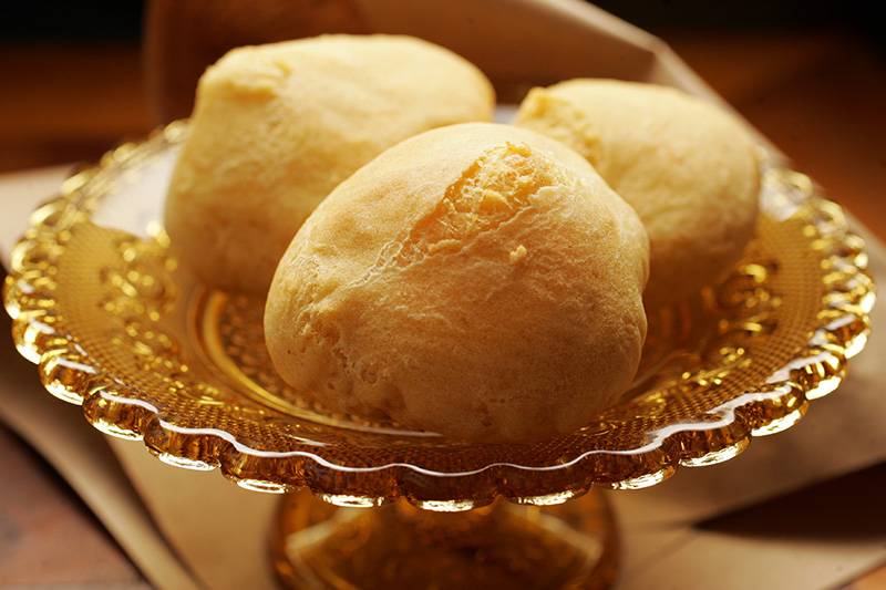 Pão mineirinho, com mandioquinha no lugar do queijo Pão mineirinho, com mandioquinha no lugar do queijo