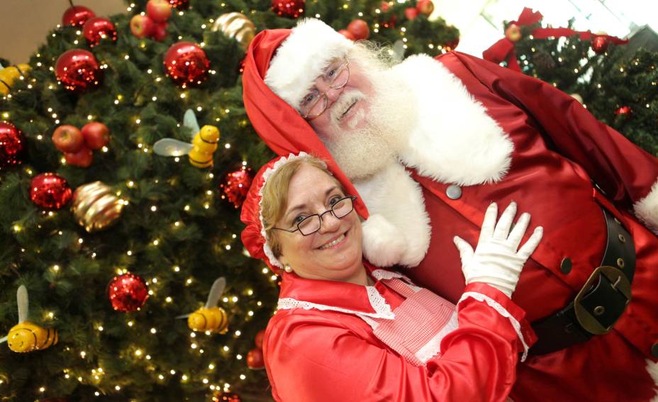 Papai e Mamãe Noel do Shopping Ibirapuera