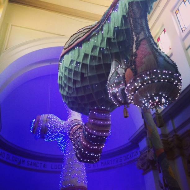 Detalhe da obra de Joana Vasconcelos Detalhe da obra de Joana Vasconcelos