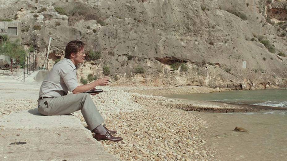 À Beira Mar: o ator Brad Pitt À Beira Mar: o ator Brad Pitt