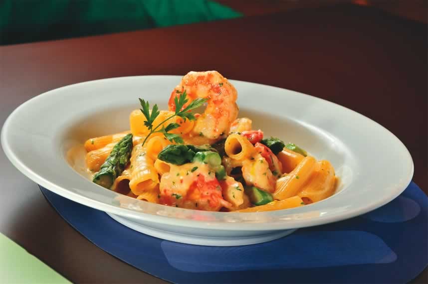 Maccheroni: opção do cardápio Maccheroni: opção do cardápio