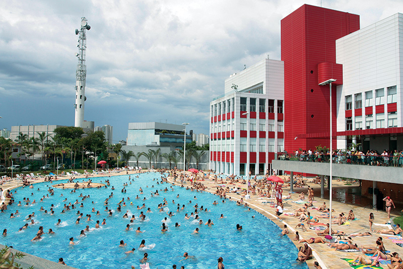 Piscina do Sesc Belenzinho é opção para dias de calor