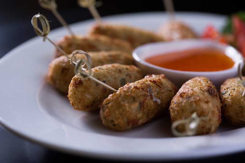 Porção de arancini