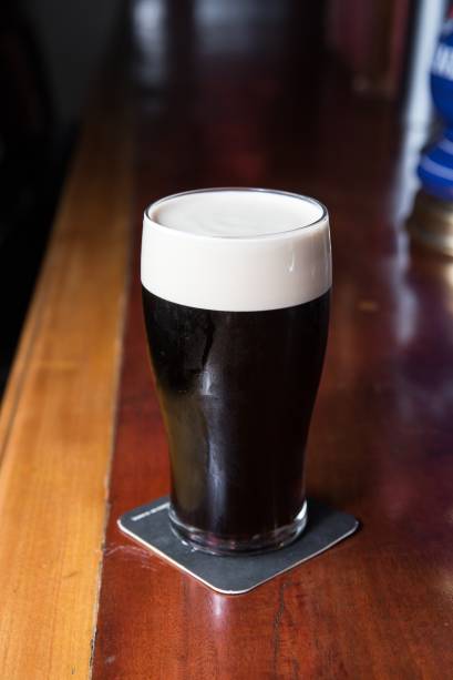 Na casa também é possível pedir o chope Guinness Na casa também é possível pedir o chope Guinness