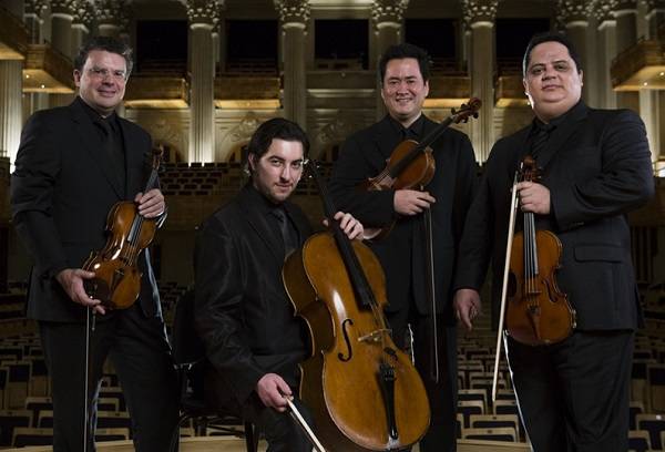 Emmanuele Baldini, Davi Graton, Peter Pas e Ilia Laporev, do quarteto Emmanuele Baldini, Davi Graton, Peter Pas e Ilia Laporev, do quarteto