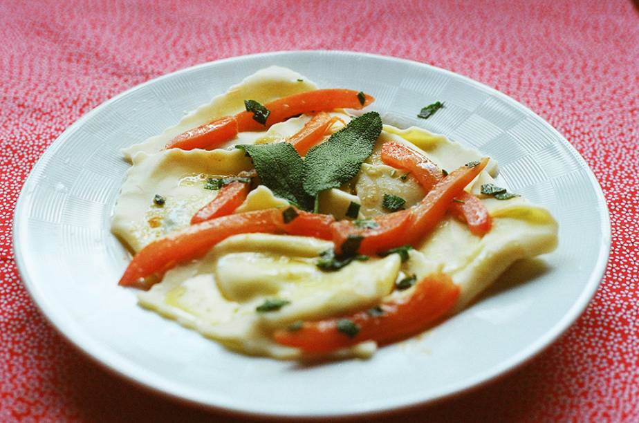 Ravióli com abóbora Ravióli com abóbora