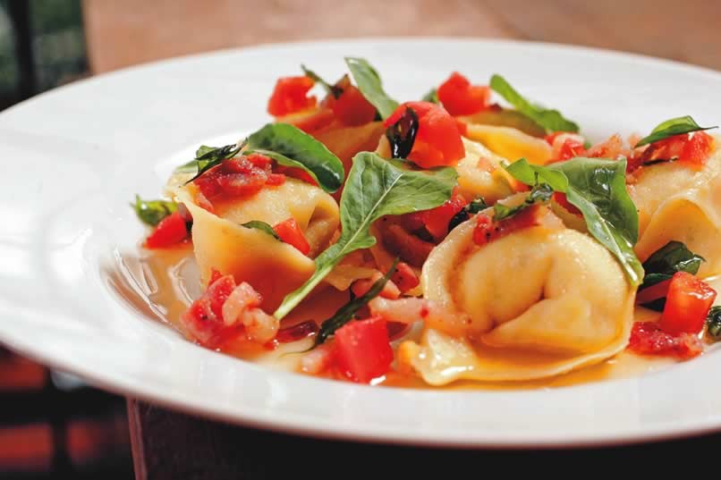 Tortelli de ricota temperada, do La Grassa