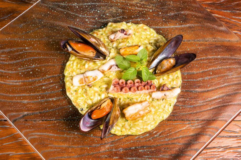 Risoto de frutos do mar: de tempos em tempos, às sextas Risoto de frutos do mar: de tempos em tempos, às sextas