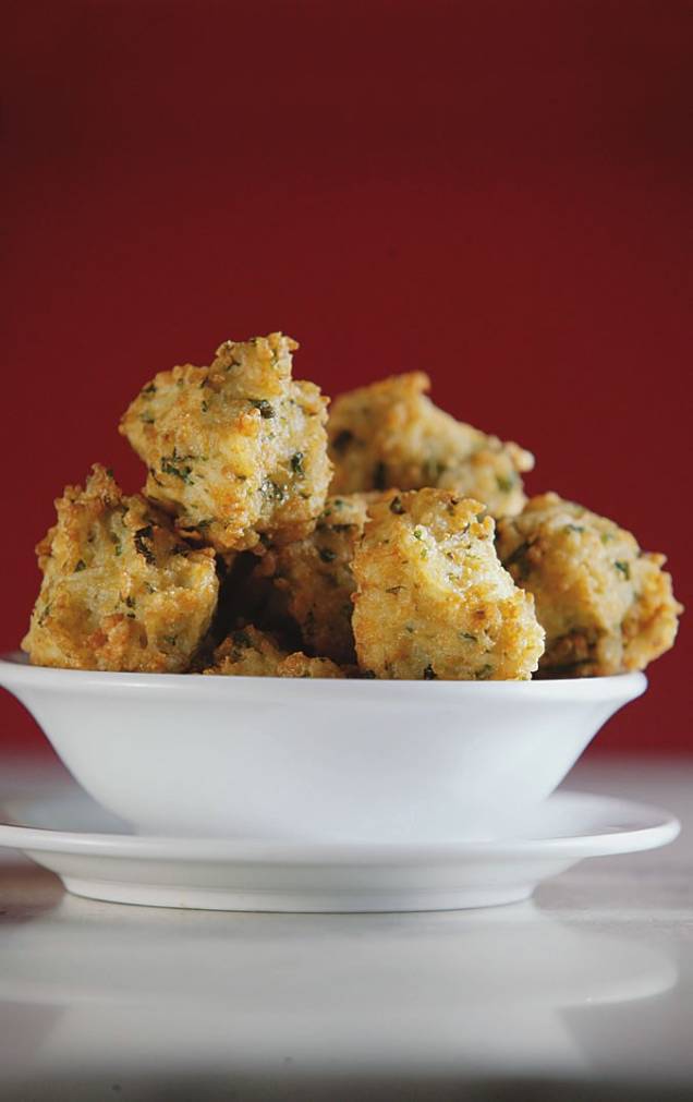 Bolinho de arroz: acompanhamento no Ritz Bolinho de arroz: acompanhamento no Ritz