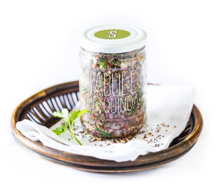 S Simplesmente: o tabule de quinoa está entre os itens saudáveis vendidos pela marca S Simplesmente: o tabule de quinoa está entre os itens saudáveis vendidos pela marca