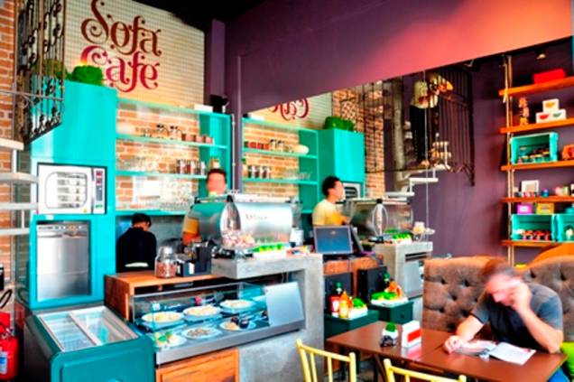 Sofá Café, unidade Jardins Sofá Café, unidade Jardins
