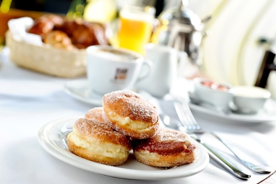 Sonhos recheados, do Spadaccino: servidos aos sábados até as 13h Sonhos recheados, do Spadaccino: servidos aos sábados até as 13h