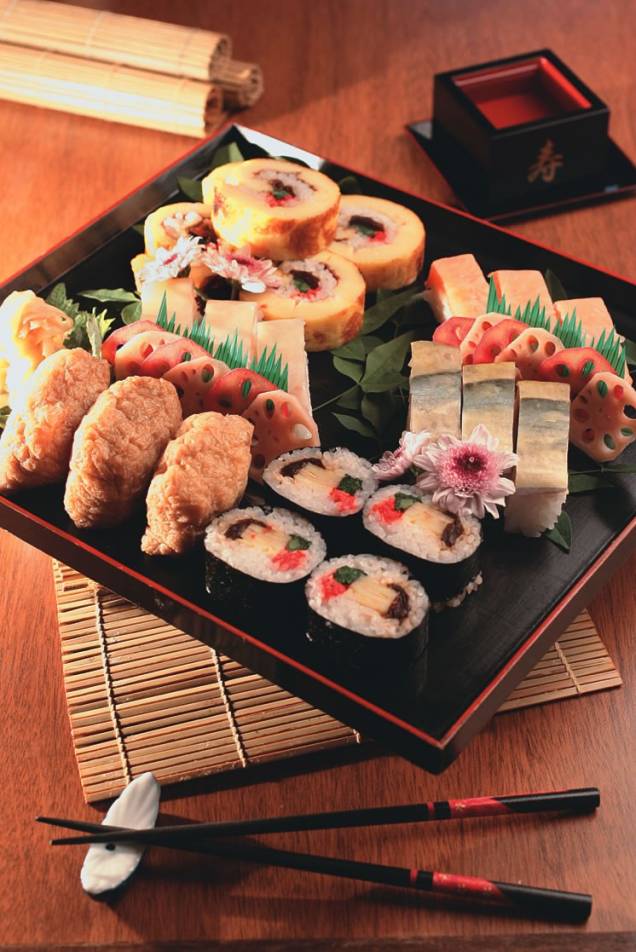 Sushis em estilo medieval no Sushi Kiyo Sushis em estilo medieval no Sushi Kiyo