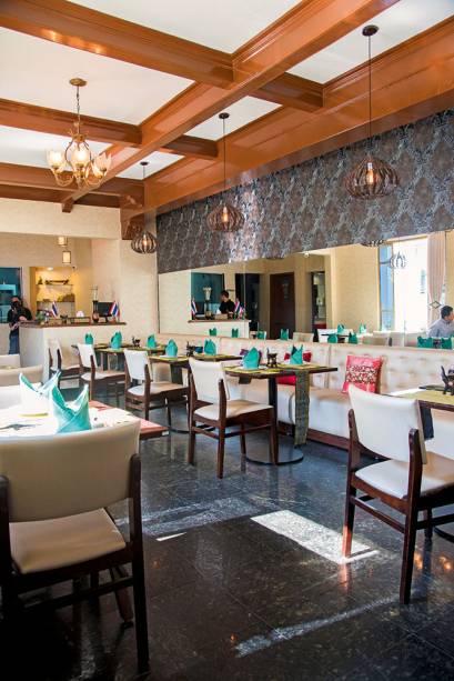 O salão da casa: cozinha aromática O salão da casa: cozinha aromática