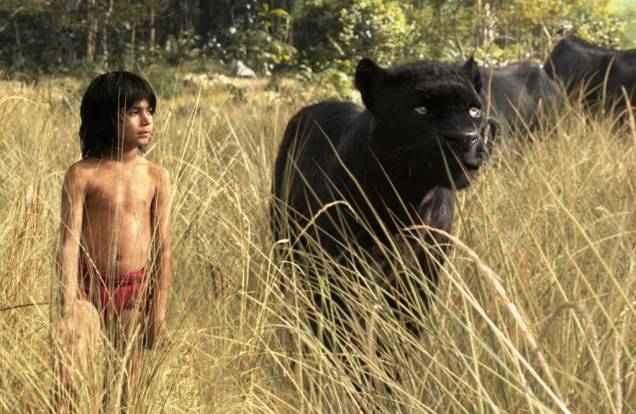Mogli - O Menino Lobo: o garoto e a pantera Bagheera Mogli - O Menino Lobo: o garoto e a pantera Bagheera