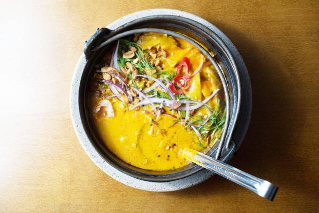 Curry de pato: levemente picante Curry de pato: levemente picante