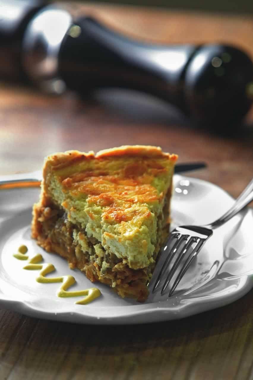 Quiche de alho-poró e abobrinha Quiche de alho-poró e abobrinha
