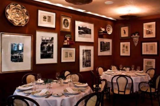 Salão do restaurante Tre Bicchieri Salão do restaurante Tre Bicchieri