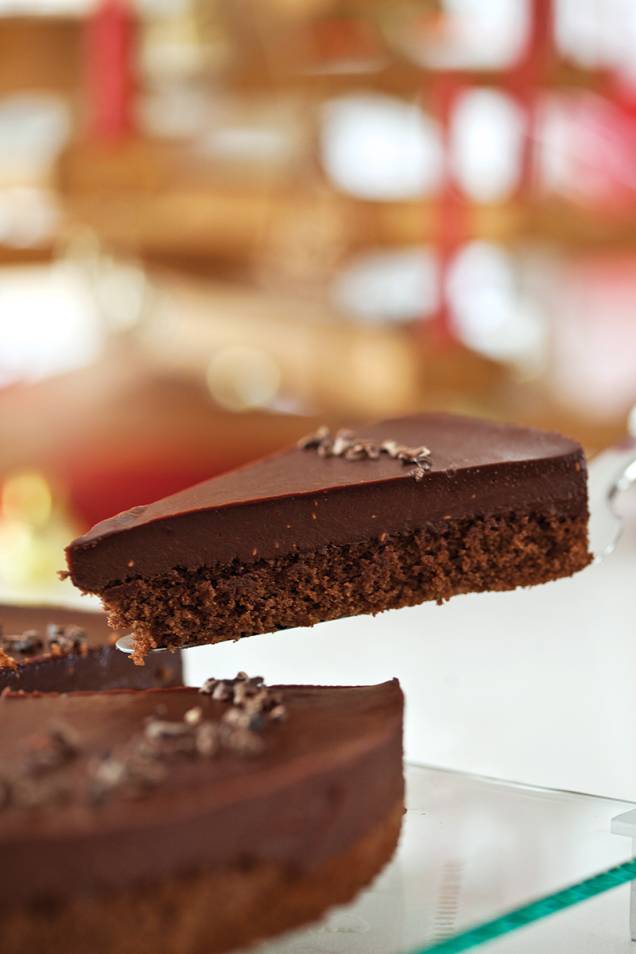 A torta de chocolate A torta de chocolate