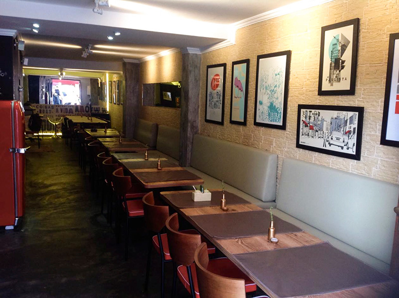 Ambiente charmoso, de visual retrô Ambiente charmoso, de visual retrô