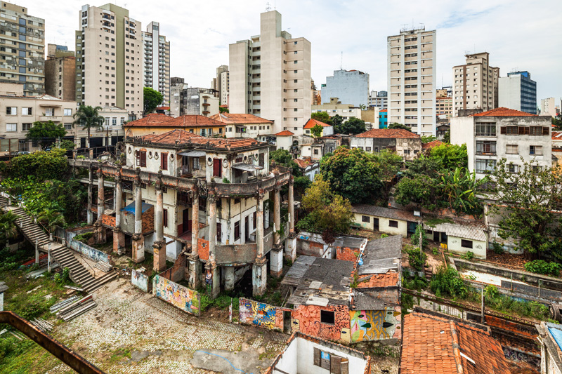 Palacete principal: a recuperação da precária estrutura deve se estender até 2018 Palacete principal: a recuperação da precária estrutura deve se estender até 2018