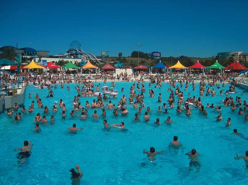 Uma das piscinas do Wet’n Wild Uma das piscinas do Wet’n Wild