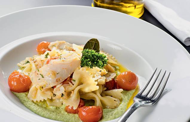 Prove: farfalle de bacalhau Prove: farfalle de bacalhau