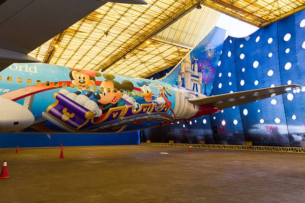 Companhia aérea brasileira lança avião especial com destino a Orlando temático da Disney