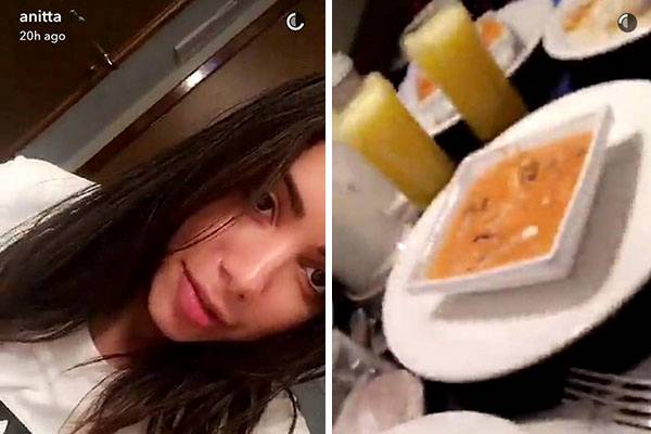 Anitta manda “recado” para Yasmin Brunet após modelo ensinar receita de sopa no Snapchat